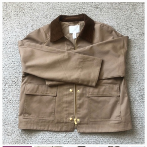 H&M - Cropped Jack will Corduroy Collar.NWOT.. - Picture 2 of 8